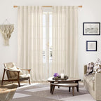 YoungsTex Extre Long Linen Curtains 102 Inch Length - Image 2