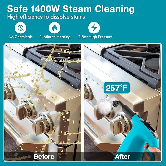 COSTWAY Handheld MultiPurpose Steam Cleaner - Image 8