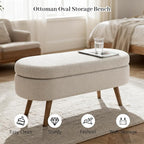 Storage Bench, Upholstered Entryway Benches - Image 4