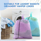 6 Pack 20 x 17 Inches Colorful Mesh Laundry Bag - Image 5