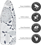Ironing Board Cover with Two 5MM Thick Feltpads, Fits Standard Ironing Boards - Image 4