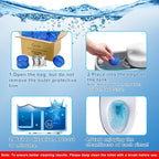 Toilet Bowl Cleaner Tablets 32 Packs-85oz, Ultra-Clean Blue Cleaners - Image 6
