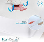 PlushDeluxe Premium Bamboo Mattress Protector – King Size, Waterproof, & Ultra - Image 3