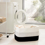 Blanket Basket, Rectangle Woven Baskets - Image 3