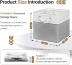 13x13 Inch Cube Storage Bins - Image 6
