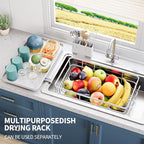 Dish Drying Rack for Kitchen Counter, Large Dish Racks - Image 9