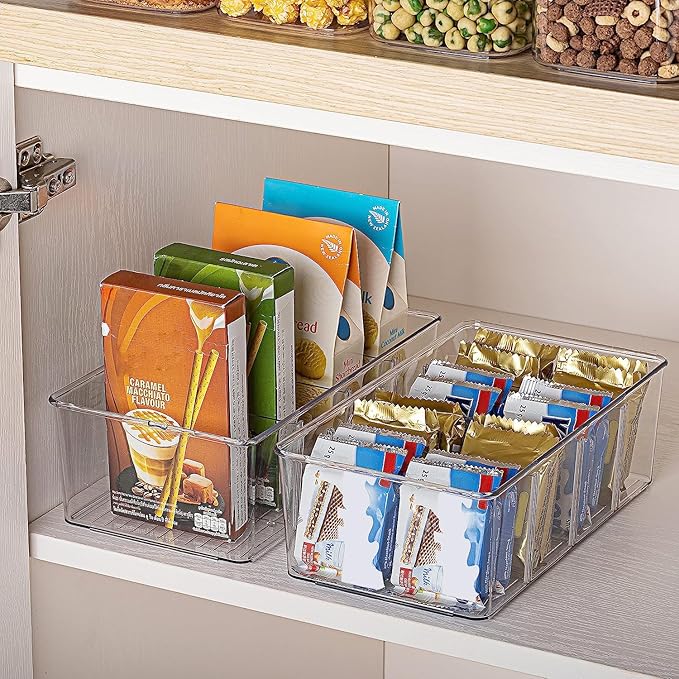Vtopmart 6 Pack Food Storage Organizer Bins, Cabinet Organization and Storage - Image 7