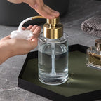 Enra Foam Soap Dispenser, 12oz Thick Glass Bathroom Soap Dispenser - Image 4