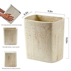 Polytree Natural Travertine Textures Bathroom Trash Can 1.8 Gallon Small - Image 2