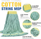 Matthew Cleaning Commercial Mop Head Replacement, 5 Inch Wide Headband - Image 3