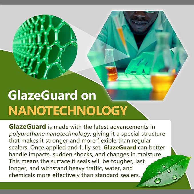 CoverTec GlazeGuard Matte Natural Look Ceramic, Porcelain Tile Grout Sealer - Image 2