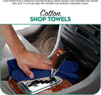 ZUPERIA Cotton Shop Towel – Multipurpose Cleaning Cloths Reusable Shop Rags - Image 7