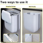 Soddeph 3.2 Gallon Foldable Hanging Trash Can - Image 6