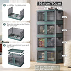 19Gal Collapsible Storage Bins - Image 3