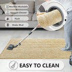 REFETONE Indoor Doormat, Front Door Mat 24"x36" Absorbent Rubber Backing Non - Image 6