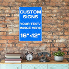 custom parking sign, Aluminum Weatherproof Metal Sign Multiple Sizes Custom - Image 6