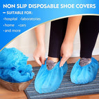 Zhanmai 300 Pack Disposable Shoe Covers Non Slip Disposable Large Foot Booties - Image 4