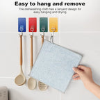 10pcs Non Scratch Wire Dishcloth Multipurpose Wire Dishwashing Rag - Image 6