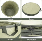 YUDI & GARDEN 45 Gallon Collapsible Garden Bag｜Collapsible Trash Can｜Camping - Image 4
