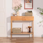 StorageWorks Wicker Storage Baskets, Large and Small Baskets, Handwoven - Image 8
