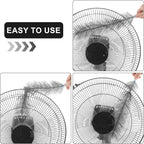 2 Pcs Fan Cleaner Brushes, Bendable Fan Cleaning Brush Cobweb Duster Set - Image 3