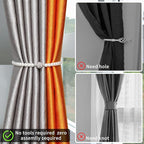 Magnetic Tiebacks for Curtains, 2 Pack Bow Pearl Curtain tiebacks Curtain - Image 6