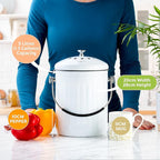 RED FACTOR Premium Compost Bin for Kitchen Countertop - Image 5