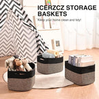 Storage Baskets for Shelves Organizing, Woven Cotton Rope Baskets for Storage - Image 6