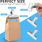 FINDMAG Chip Clips, 20 Pack Stainless Steel Chip Clips, Chip Clips Bag Clips - Image 2