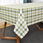 Waterproof Checkered Tablecloth Fabric - Image 8