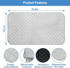 Magnetic Ironing Mat Blanket, Foldable Ironing Mat Portable Board, Iron Board - Image 2