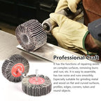 24Pcs Abrasive Flap Wheel Sander Set 80 Grit Sanding Flap Wheels Abrasive Flap - Image 3