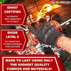Grill Armor Oven Gloves 932°F Extreme Heat & Cut Resistant Oven Mitts - Image 5