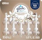 Glade PlugIns Refills Air Freshener, Sheer Vanilla Embrace, Scented and by Glade