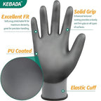 Kebada W1 Work Gloves for Men and Women, 12 Pairs Touchscreen Working Gloves - Image 2