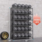 4080 lbs Steel Storage Shelving 6-Tier Utility Shelving Unit Steel Organizer - Image 3