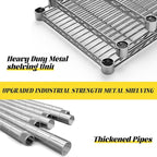 Storage Shelves, 5-Tier Adjustable Metal Industrial Utility Shelf Rack - Image 7