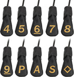 10pcs /Set Black Hybrid Iron Head Covers Protector - Image 6