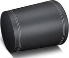 KINGFOM 3 Pack PU Leather Small Office Trash Can Wastebasket, Round Garbage - Image 8