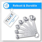 TILUCK Stainless Steel Measuring Spoons Set, Coffee Scoop Spoon, Kitchen Gadgets - Image 3
