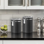 Oggi Stainless Steel Kitchen Canister 26 fl oz, Food Storage, Pantry Storage. - Image 2