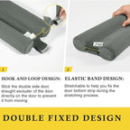 fowong Under Door Draft Stopper 32 Inch Adjustable Draft Stopper - Image 6