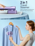 Steamer for Clothes, Sundu Portable 2-in-1 Steamer & Iron, 15s Heat-up - Image 4