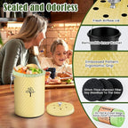 AOSION Countertop Compost Bin Kitchen, Odor Resistant Indoor Compost Bin - Image 3