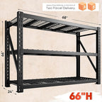 Bepatio 7050LBS Garage Shelving Heavy Duty 67.6W Storage Shelves Adjustable - Image 2
