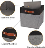 DULLEMELO 12x12 Storage Cubes, Collapsible Sturdy Cube Storage Bins - Image 2