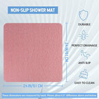 Non-Slip Bathtub Mat, Anti Slip Shower Mat, Fast Drying Bathtub Mats, Foot - Image 2