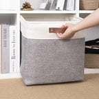 DULLEMELO Cube Basket for Storage, Collapsible Fabric Cube for Organizing - Image 5