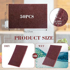 50 Pcs 7447 Fine General Purpose Scuff Pads 6 X 9 Inch Abrasive Hand Sanding - Image 3