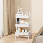 3-Tier Modern Metal Rolling Utility Cart - Image 4